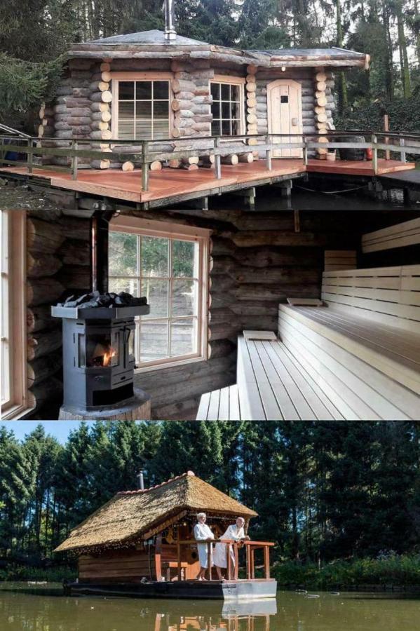 Charmant Chalet Op Een Bospark Op De Veluwe Villa Putten Kültér fotó
